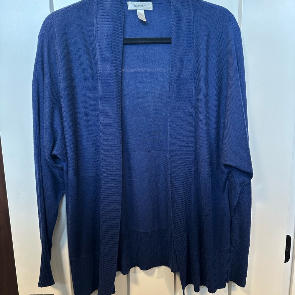 Dress Barn Blue Cardigan Sweater